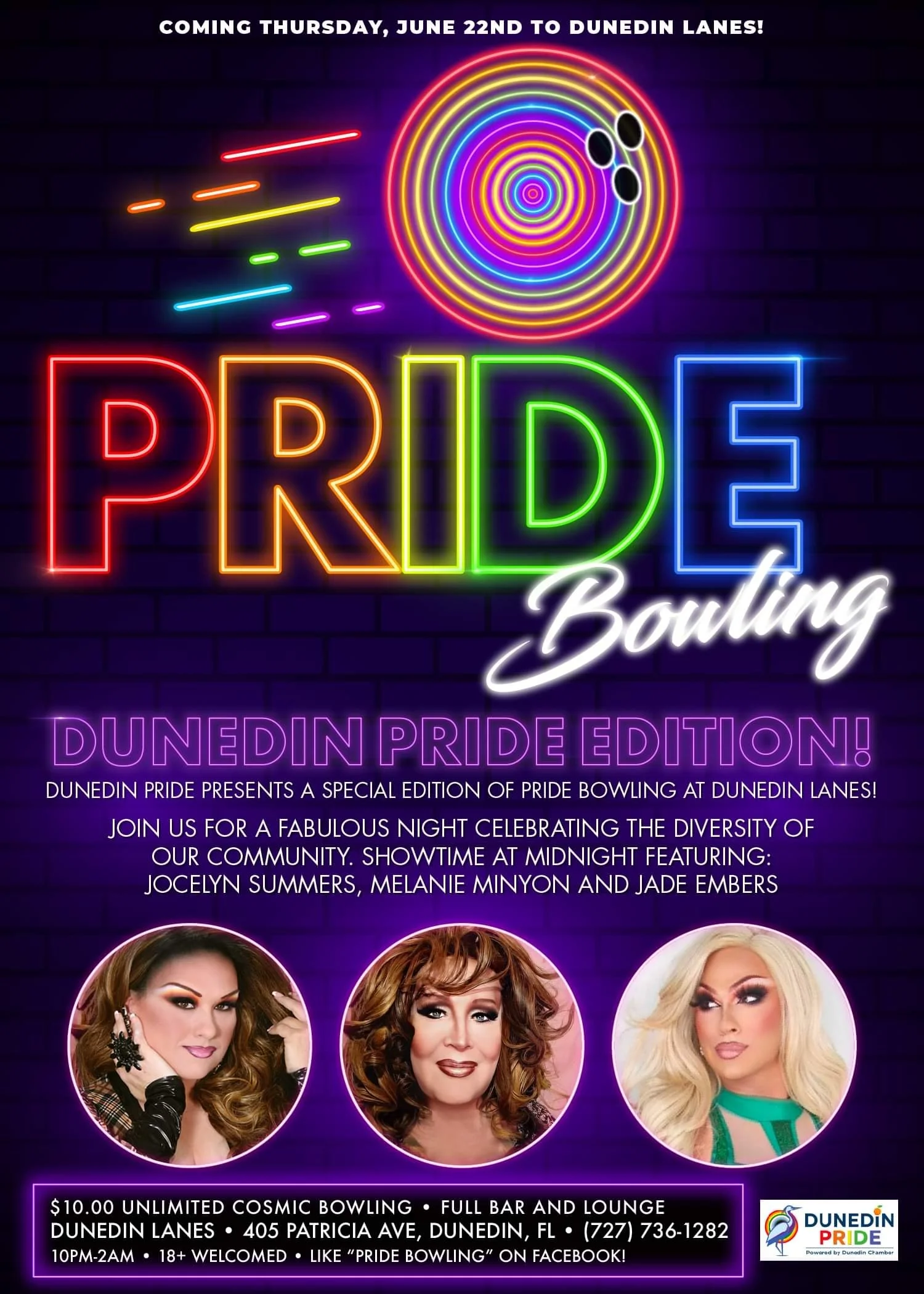 Dunedin Lanes Presents Pride Bowling 