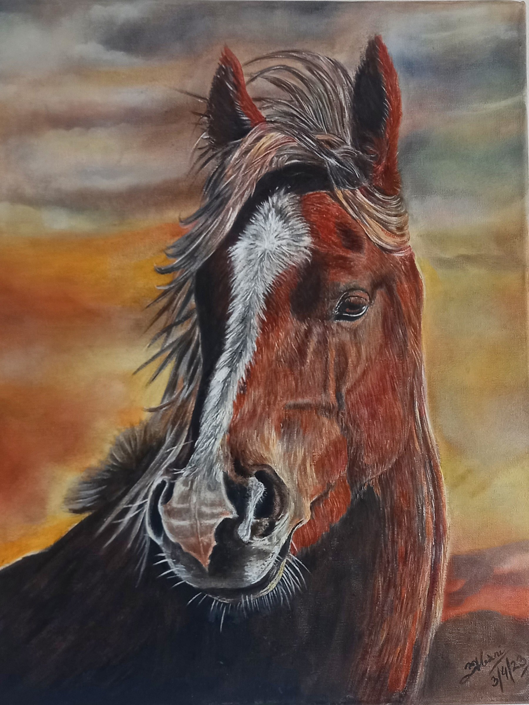 ABrownCharm23_SrabaniDas_20X16_Oil.jpg