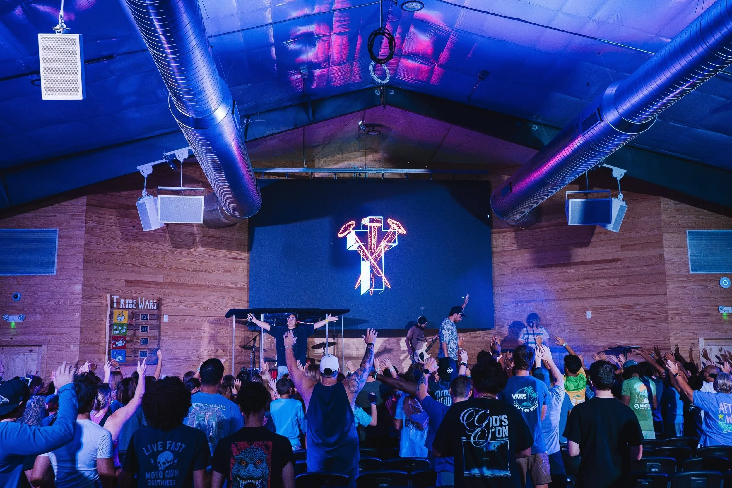 Worship inside the Bay