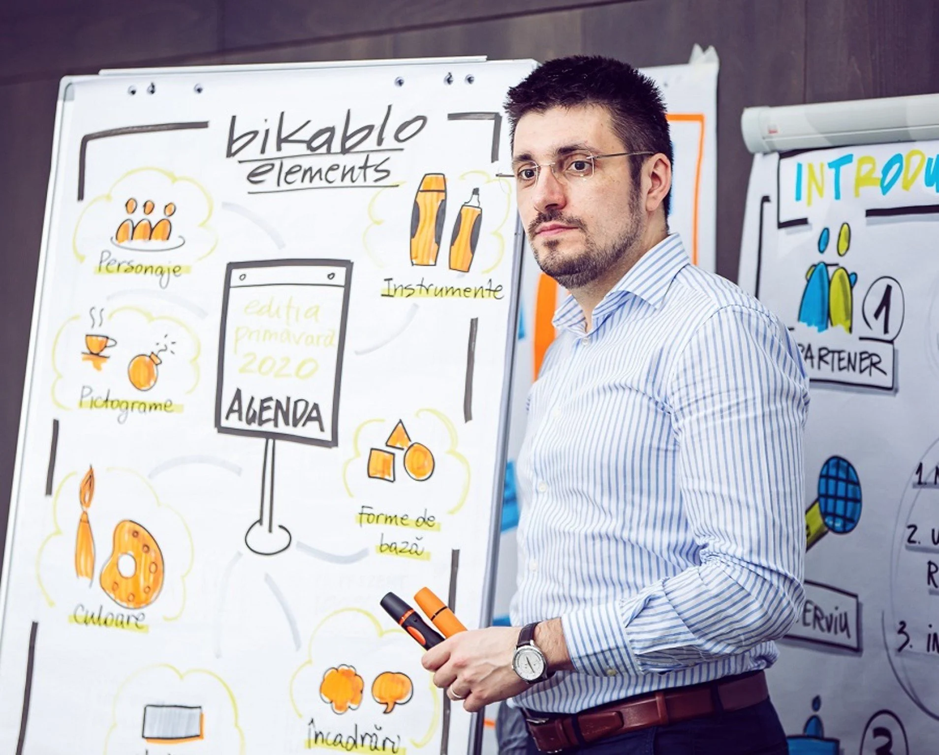 A simple illustration of a rocket launching with clouds of smoke in a minimalistic line art style.