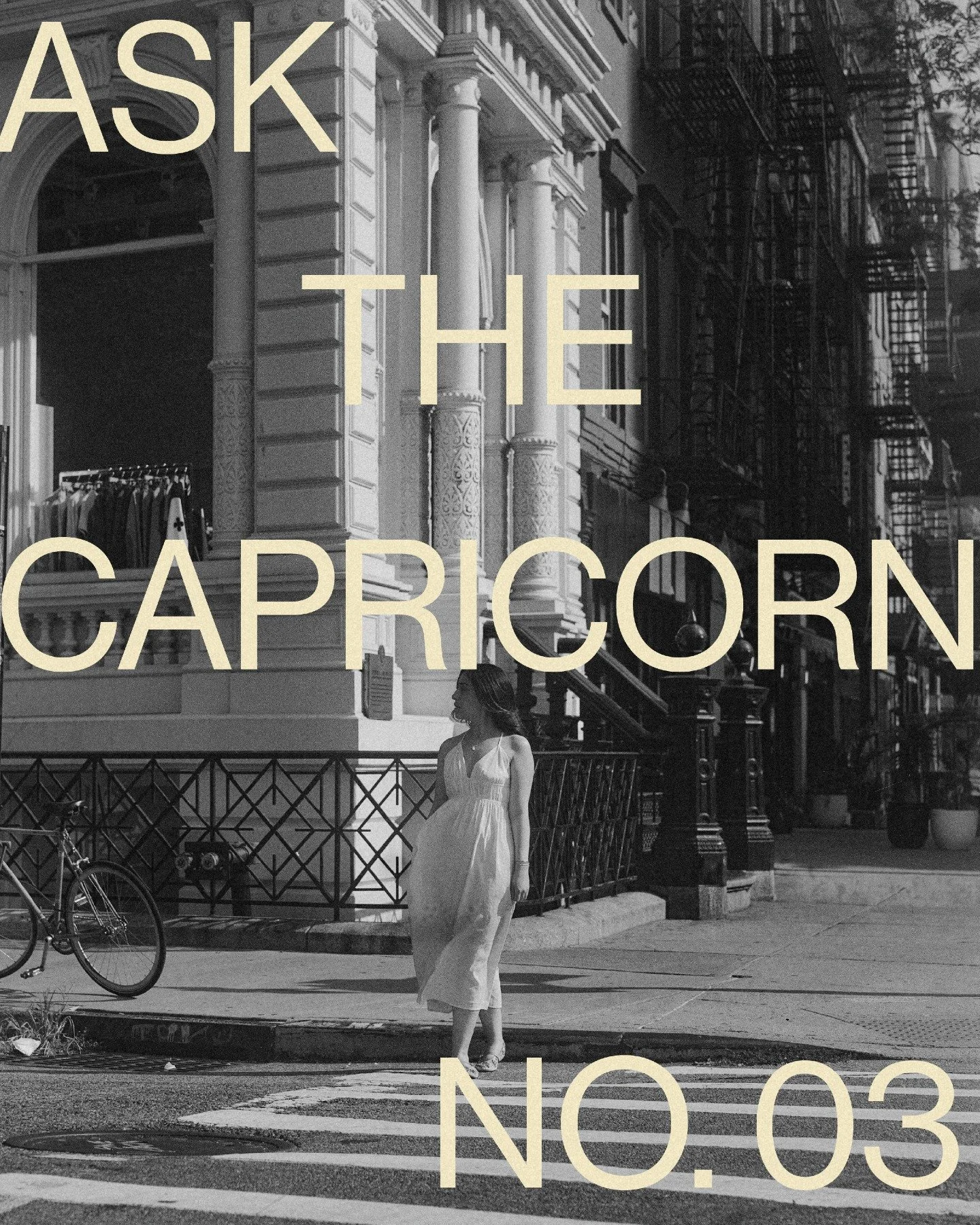 Ask the Capricorn Vol. 3 &mdash; Beginnings, Wanderlust &amp; Brands That Last

Welcome (again!) to a very eclipse-themed edition of my advice column, where your burning questions are met with intuition, insight, and a little Saturnian love. 

Eclips