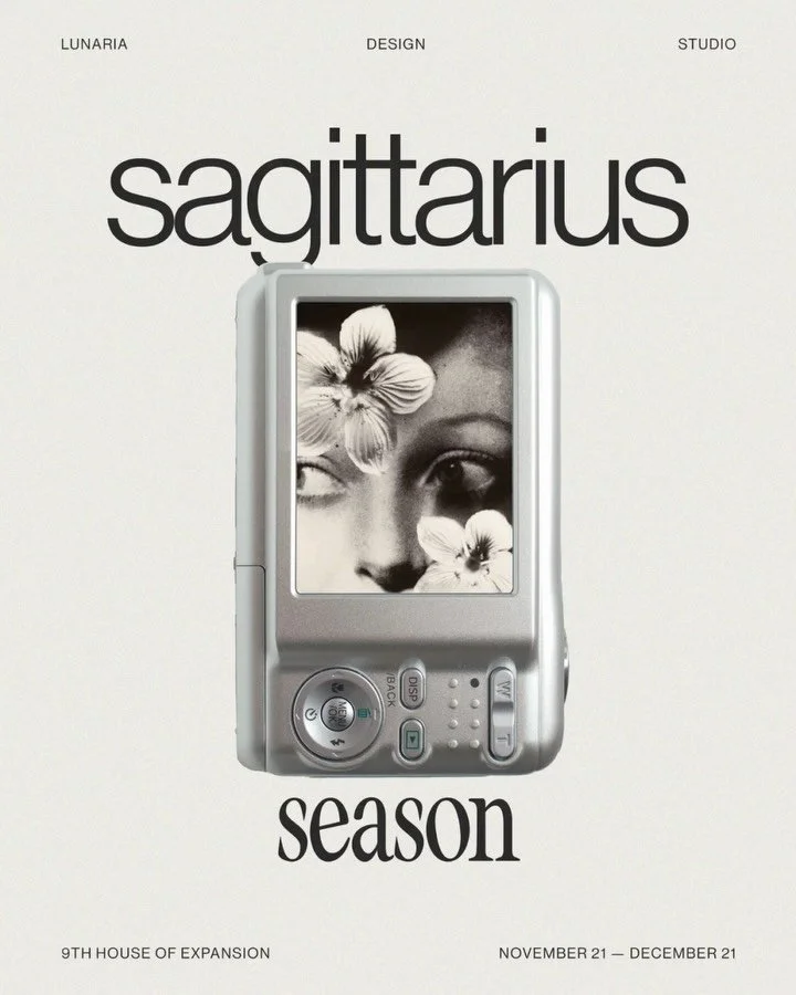 HAPPY SAG SEASON! ♐️
&nbsp;
You didn&rsquo;t think that just because we&rsquo;ve wrapped up our Astrological Branding series that we&rsquo;d stop supporting you through each season, did you?
&nbsp;
Over the next 12 months, we&rsquo;re going deeper an