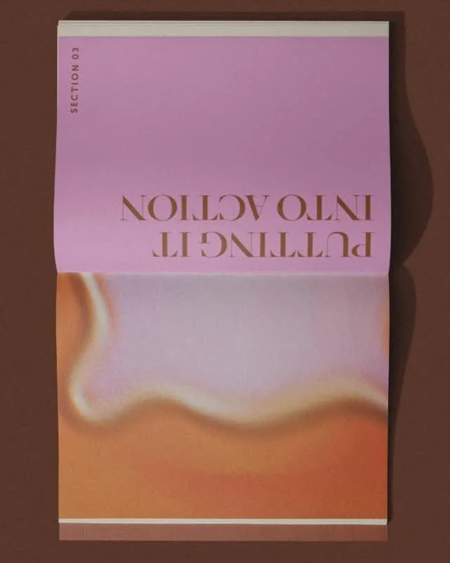 A little BTS moment I&rsquo;ve been so excited to share ✨

Over the last few months, we&rsquo;ve been quietly working on the @me.est.me Journal with @shanarehwald. Together, we created custom gradients in-house (with my illustrator 🤍), refreshed the