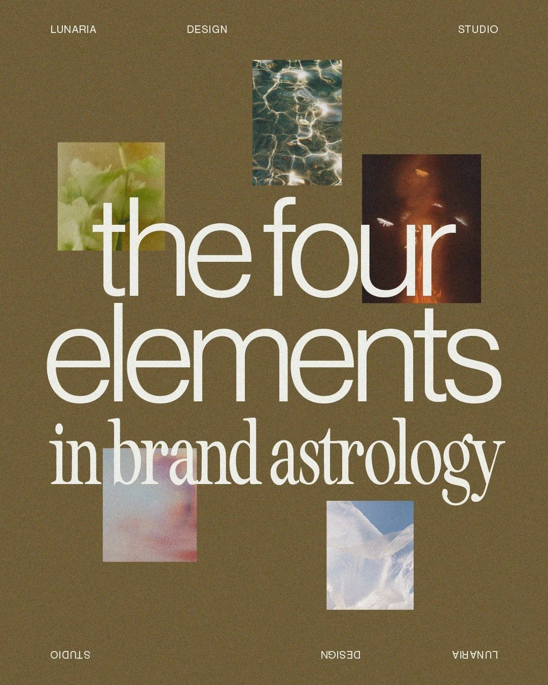 The elements in astrology are such a rich layer to explore because they describe the energetic texture each sign carries. 

Fire brings boldness.
Earth brings structure.
Air brings ideas.
Water brings depth.

Most brands aren&rsquo;t just one thing. 