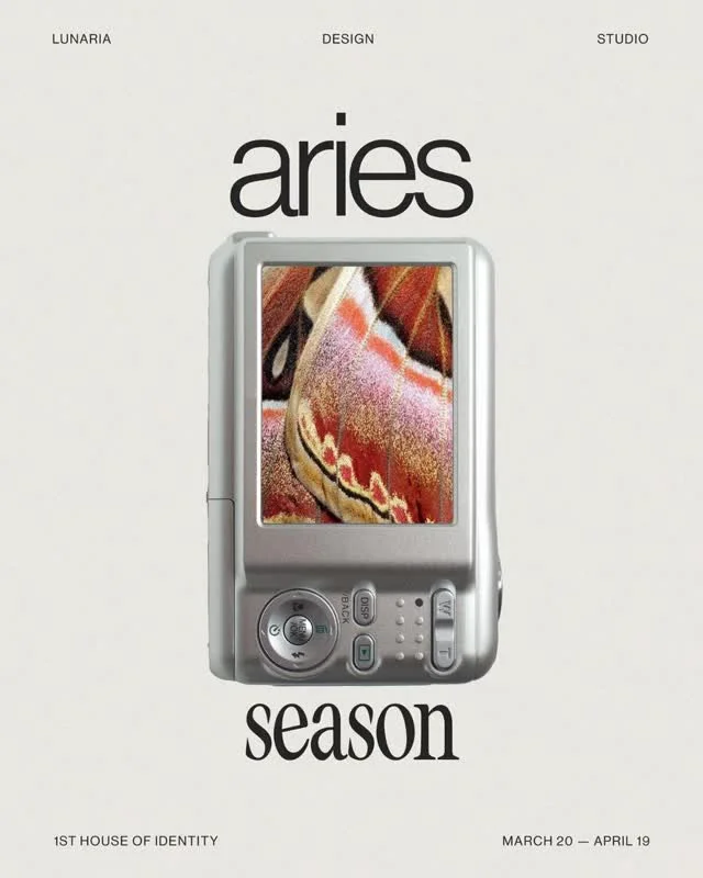 HAPPY ARIES SEASON ♈️

Pisces season asked us to slow down, listen inward, and allow things to dissolve, and now Aries season is asking us to step forward and begin again.

Aries marks the start of the astrological year and the moment when energy shi