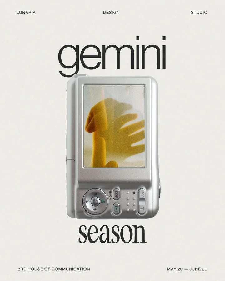 HAPPY GEMINI SEASON ♊️

After the grounded, stabilizing energy of Taurus season, we arrive at something lighter, faster, and undeniably alive. If Taurus energy is about rooting into what you&rsquo;re building and making it last, Gemini energy is abou