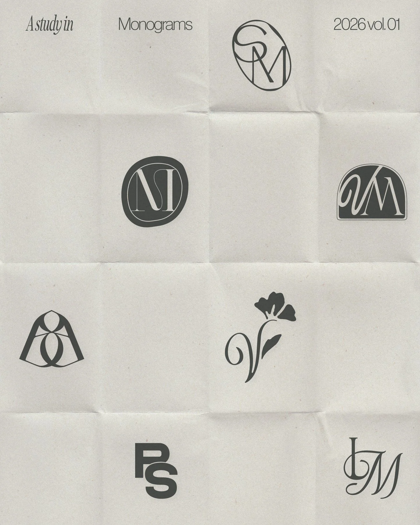 A monogram is the smallest piece of your brand doing the quietest, most important work.

It's a simple combination of letterforms and shapes and yet it somehow carries the entire feeling of your brand inside of it.

It's the small signature that live