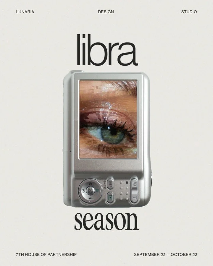 HAPPY LIBRA SEASON ♎️

After Virgo season put our routines back in order and closed out eclipse season (goodbye, final Pisces eclipse), we arrive somewhere softer. Virgo energy asks you to refine the thing. Libra energy asks you who you&rsquo;re refi