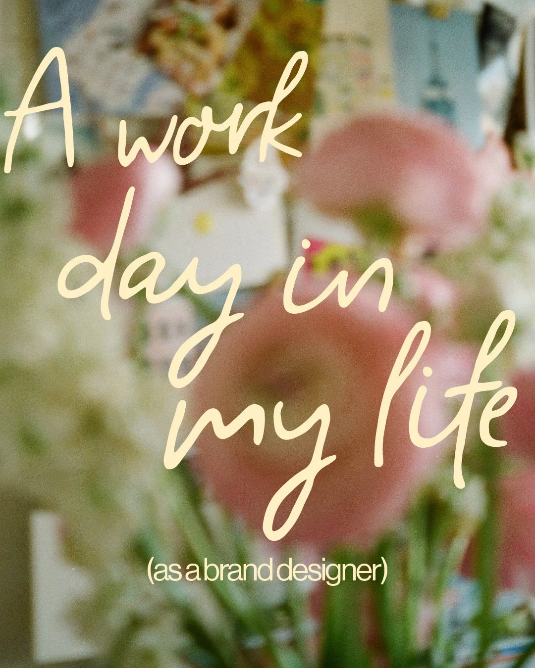 A day in my life as a brand designer 🎱

Sweet and simple, just the way I like it!