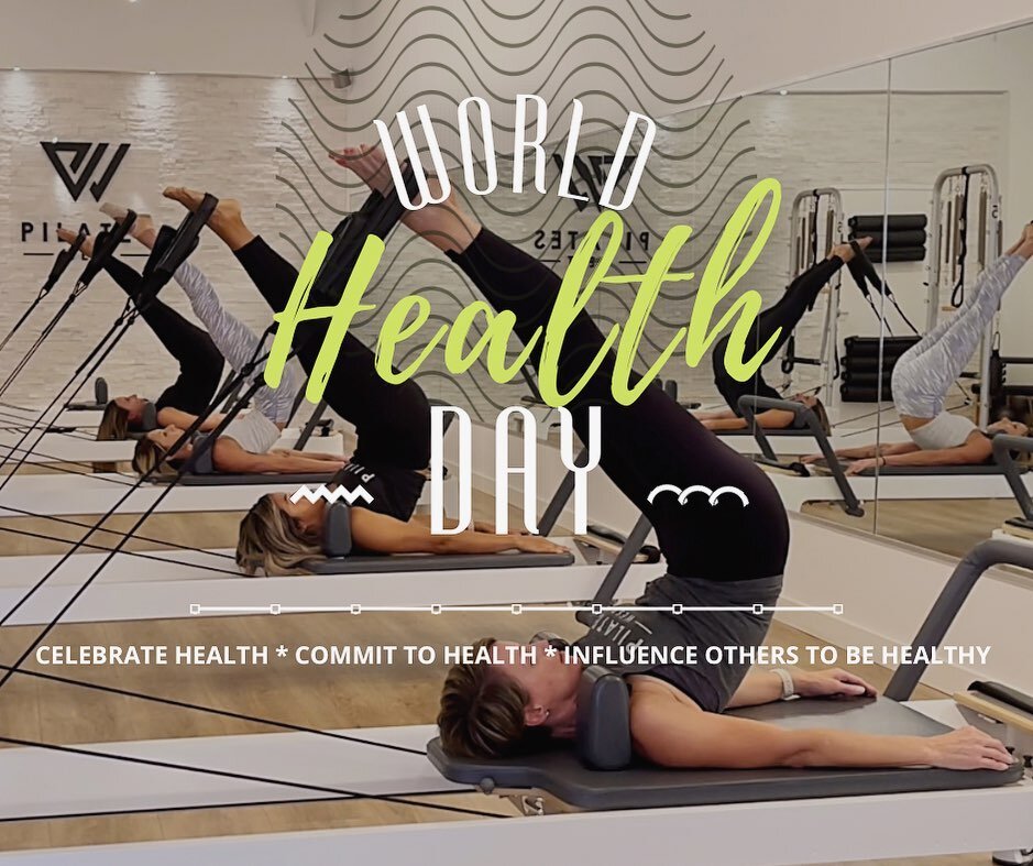 On this World Health Day, a brag about Pilates of course:
Pilates is not just a class of fun exercises or a stop every once in a while. It is FUN, but to really understand Pilates principles and use them in everyday life, it can take years to get to 