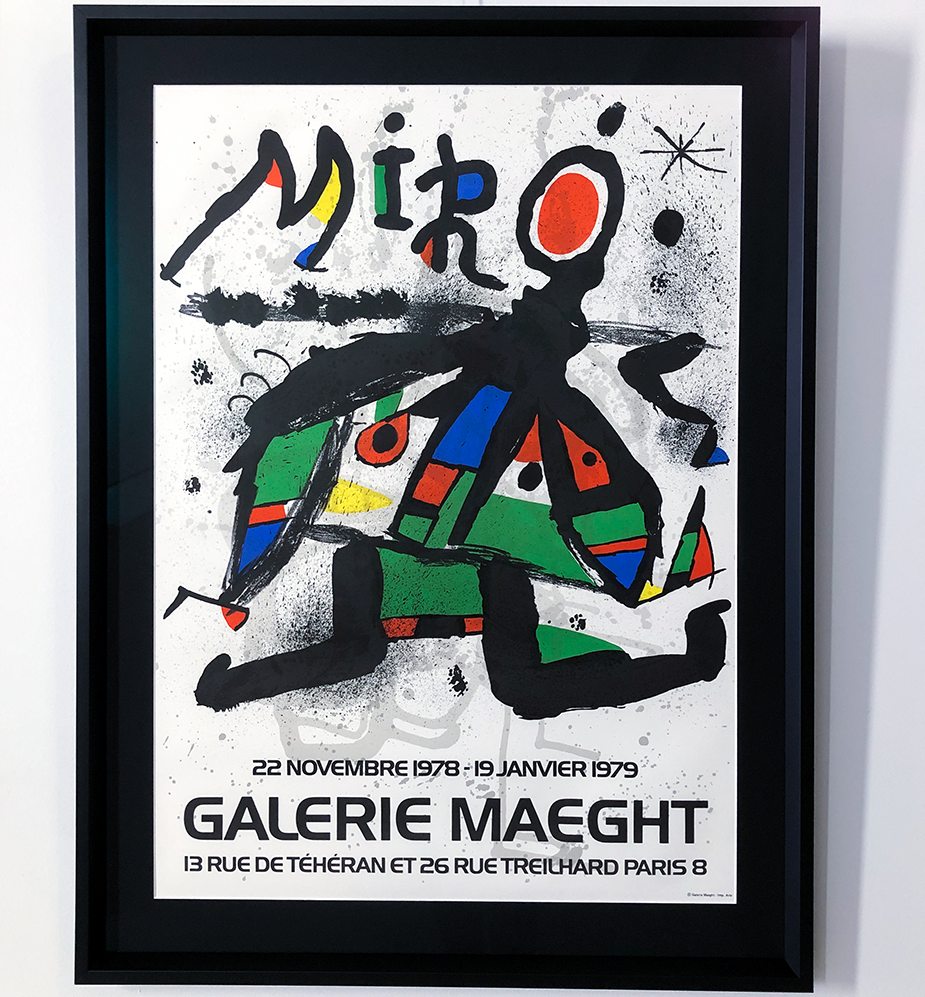 sikkerhed Elevator kontoførende Joan Miró - Galerie Maeght Lithograph Poster — Gold Crown Gallery