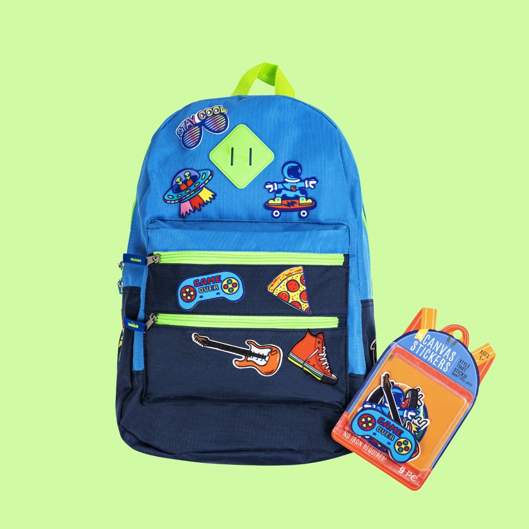 Stickers make everything cooler. 😎⁠
⁠
Our canvas stickers allow you to decorate all of your favorite things! From backpacks to water bottles to notebooks, these stickers will make your school gear stand out! ✏️🎒⁠
⁠
SHOP NOW @officedepot ❤️⁠
⁠
Visit