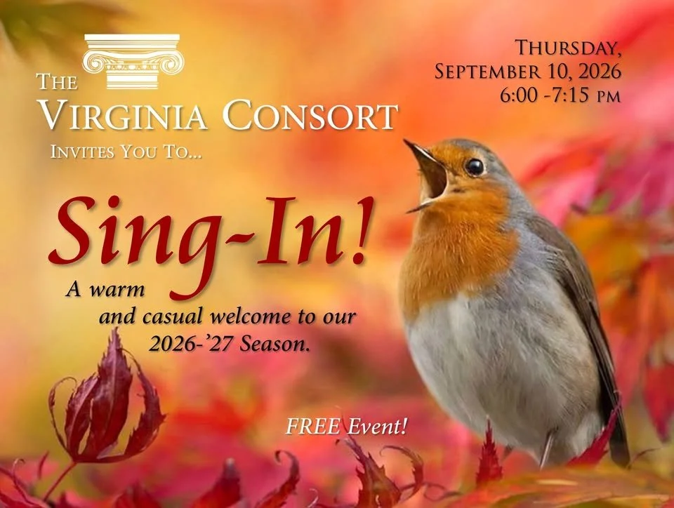 Sing-In! Thursday 9/10, 6-7:15