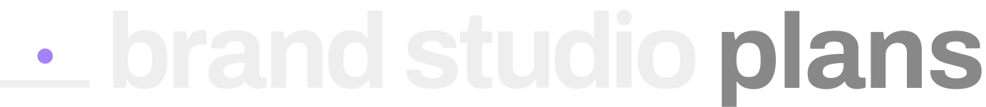 Brand studio plans