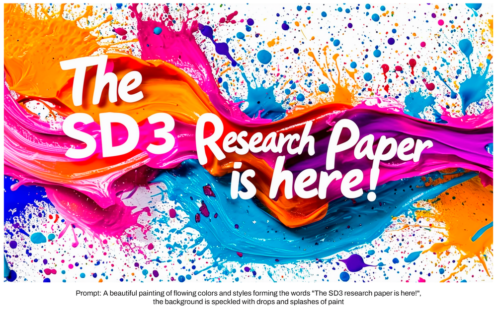 Stable Diffusion 3: Research Paper — Stability AI