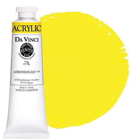 Da Vinci Paints Cadmium Yellow Light Heavy-Body Acrylic