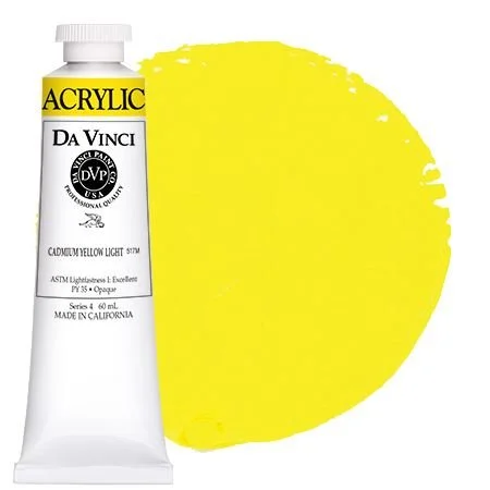 Da Vinci Paints Cadmium Yellow Light Heavy-Body Acrylic