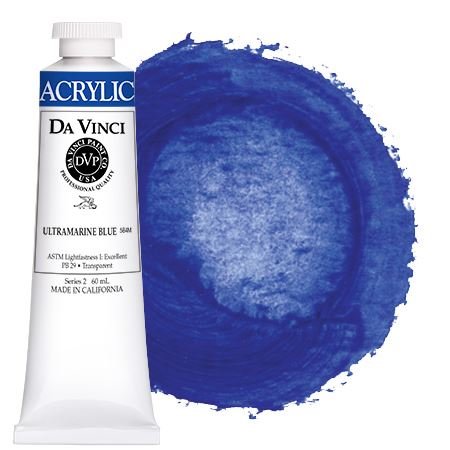 Da Vinci Ultramarine Blue Artist Acrylic Paint