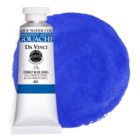 Da Vinci Cobalt Blue Hue artist gouache paint