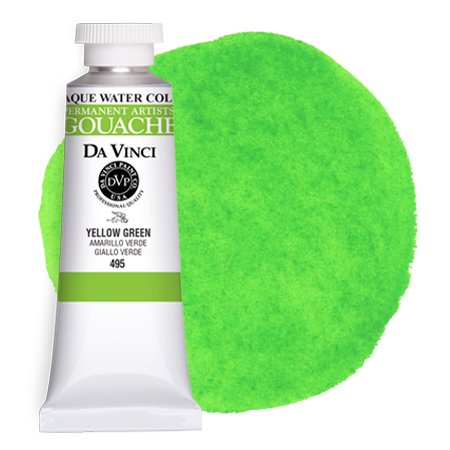 Da Vinci Paints Yellow Green Artist Gouache