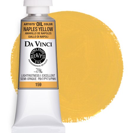 Da Vinci Naples Yellow Artist Oil Paint