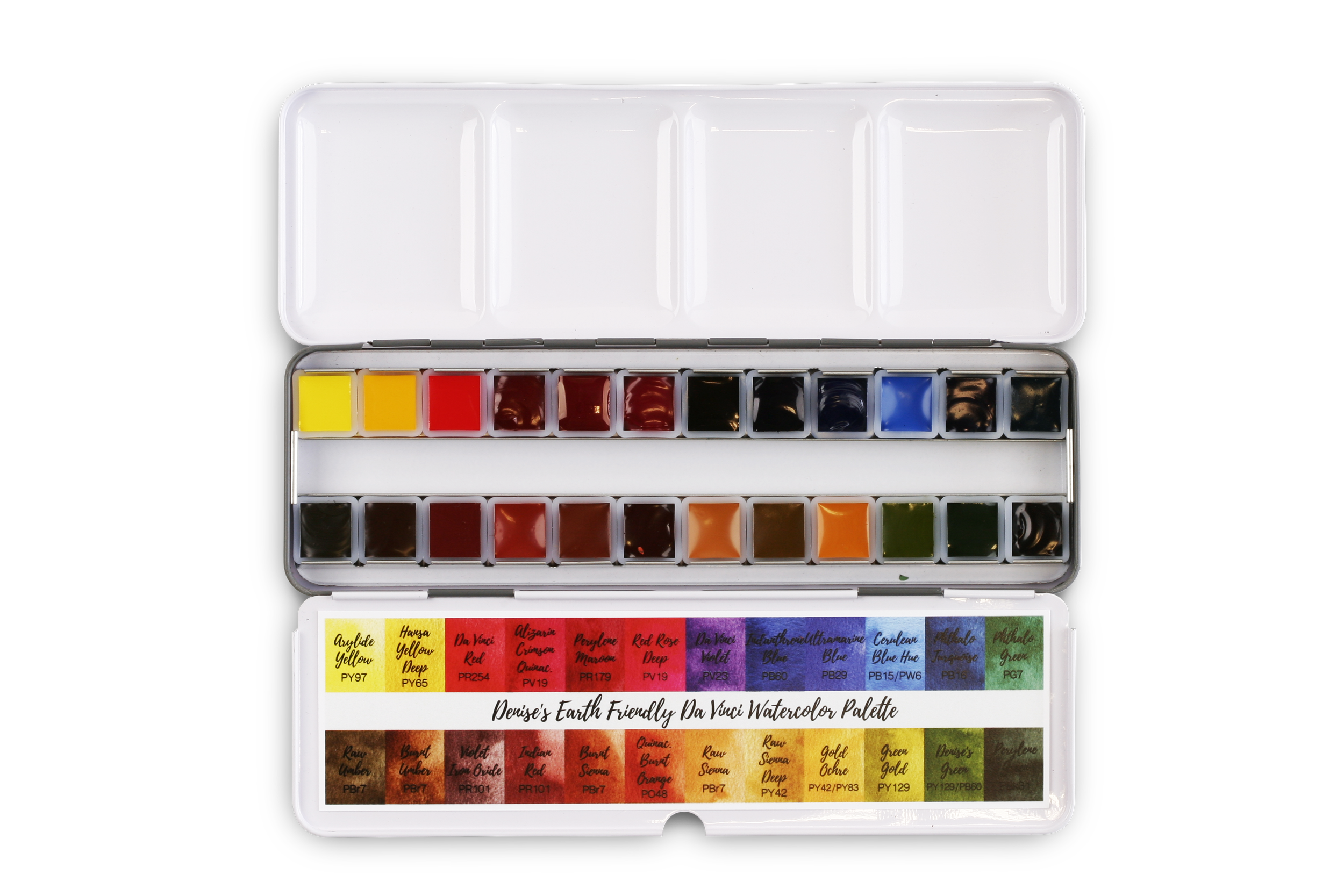 Da Vinci Artist Watercolor Denise's Earth Friendly Palette - DaVinciPaints.com