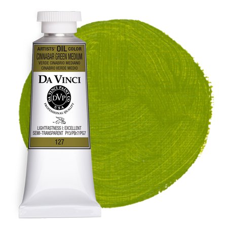 Da Vinci Cinnabar Green Artist Oil Paint