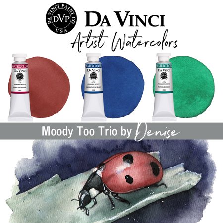 Artist Denise Soden's Moody Too Watercolor Trio Set