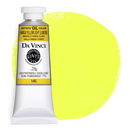 Da Vinci Hansa Yellow Light Artist Oil Paint