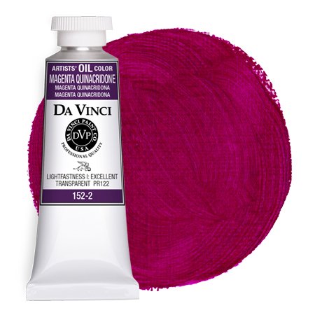 Da Vinci Magenta Quinacridone Artist Oil Paint