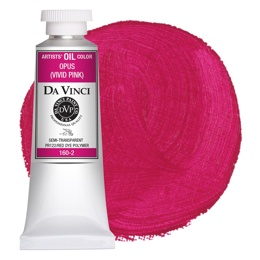 Da Vinci Opus Vivid Pink Artist Oil Paint