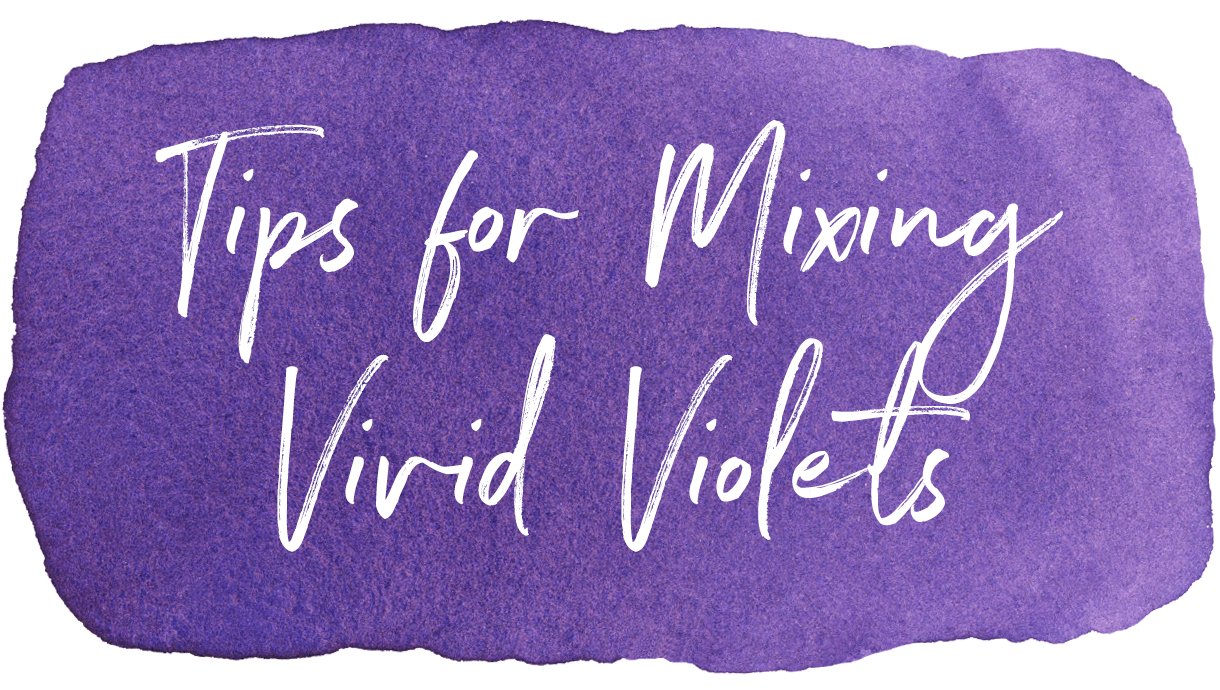 Mixing Violets &amp; Purples with Da Vinci Paints