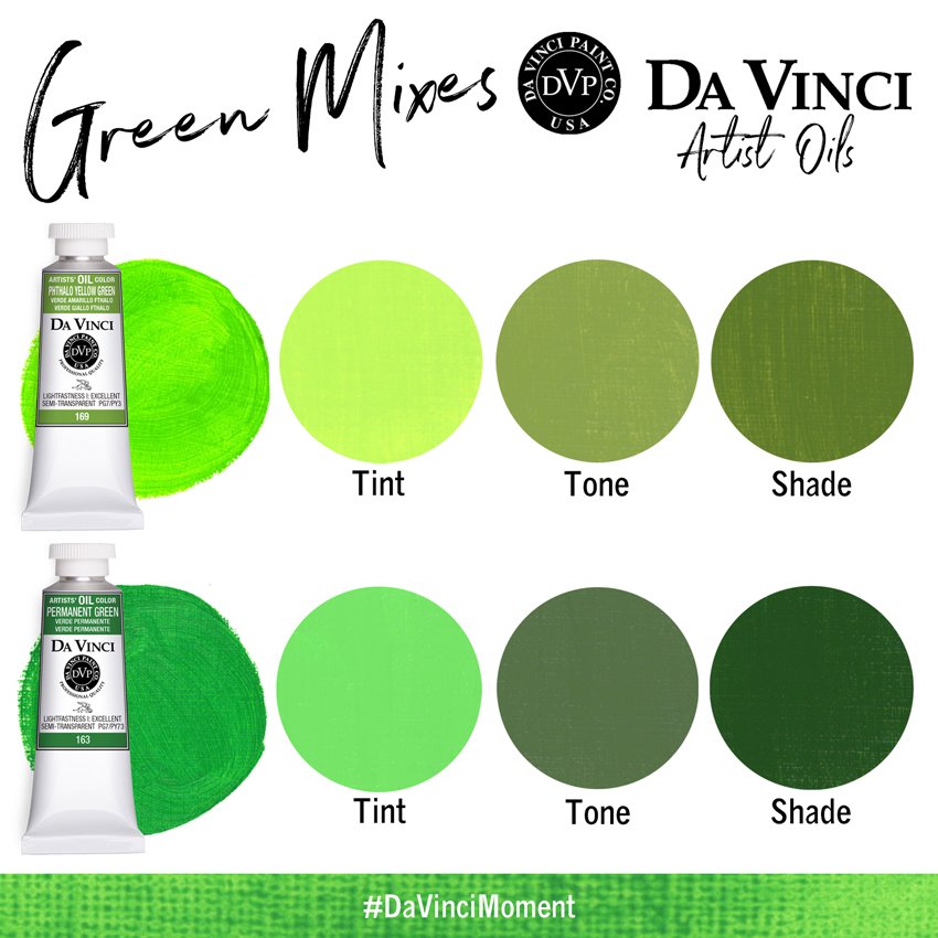How to Mix the Perfect Green Paint - Trembeling Art