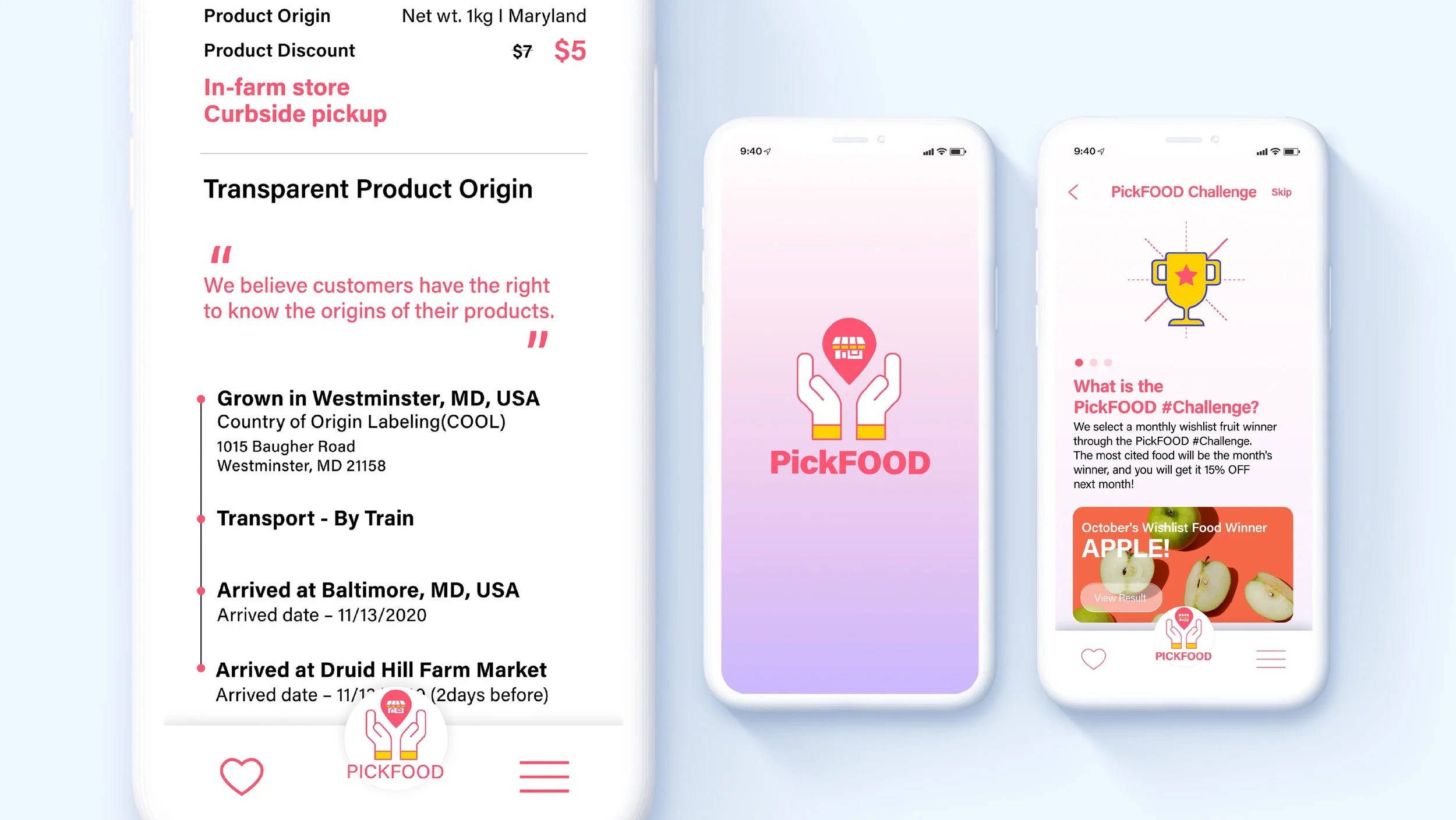 PickFOOD: A social commerce app connecting local farmers markets with community-driven food discover