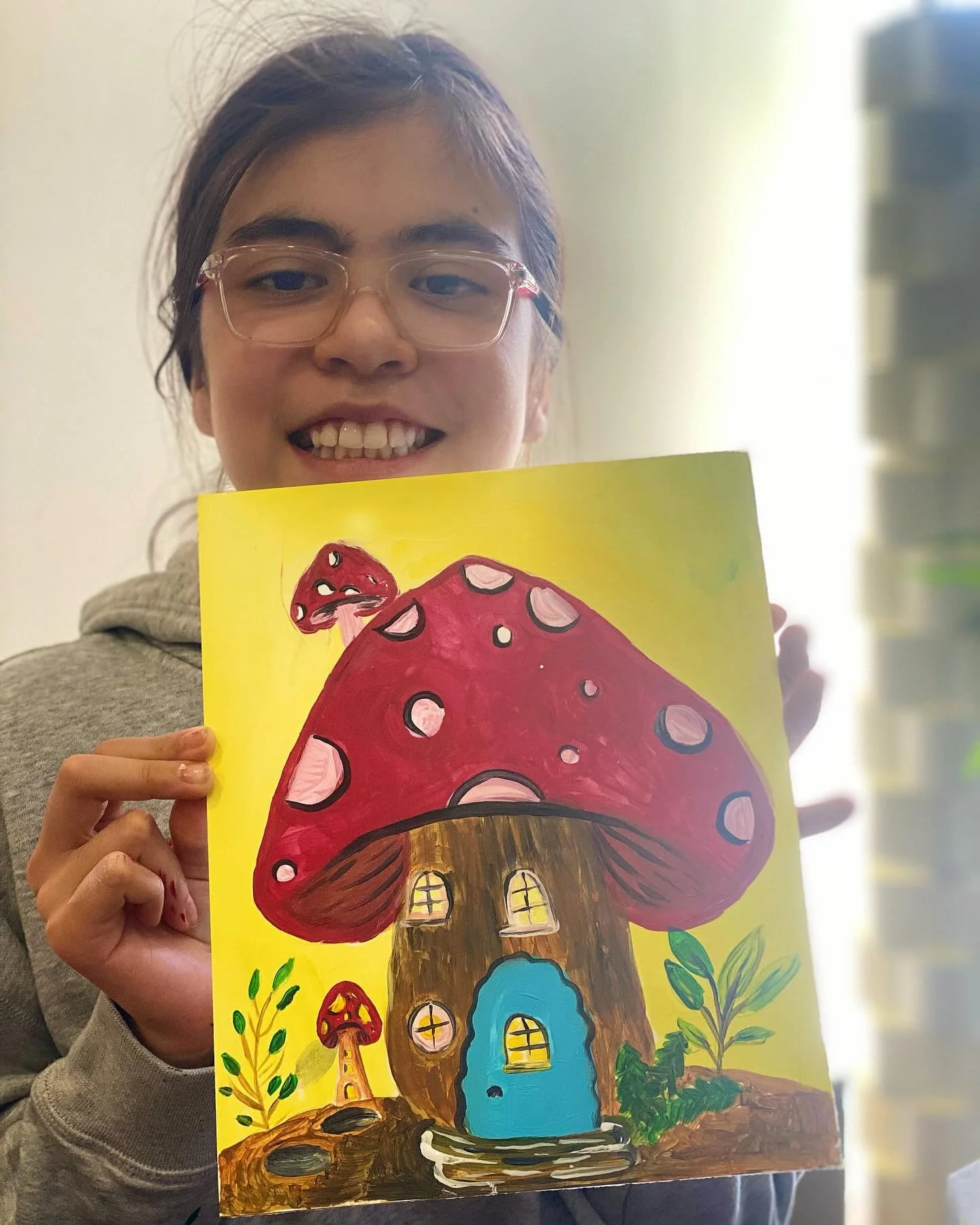 Sometimes a simple things can make your day. So proud of this amazing girl she has come so far ! #arttherapylife #artteacherlife🎨 #kidsart #teacher #teacherstyle #artworks #adhdsupport
