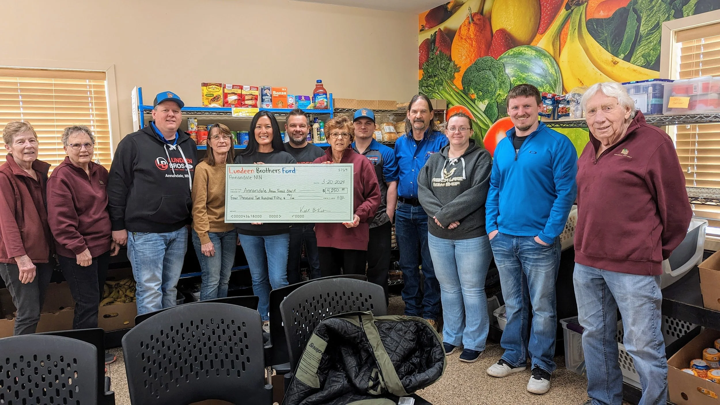 Thank you, Lundeen Bros Ford! — Annandale Food Shelf