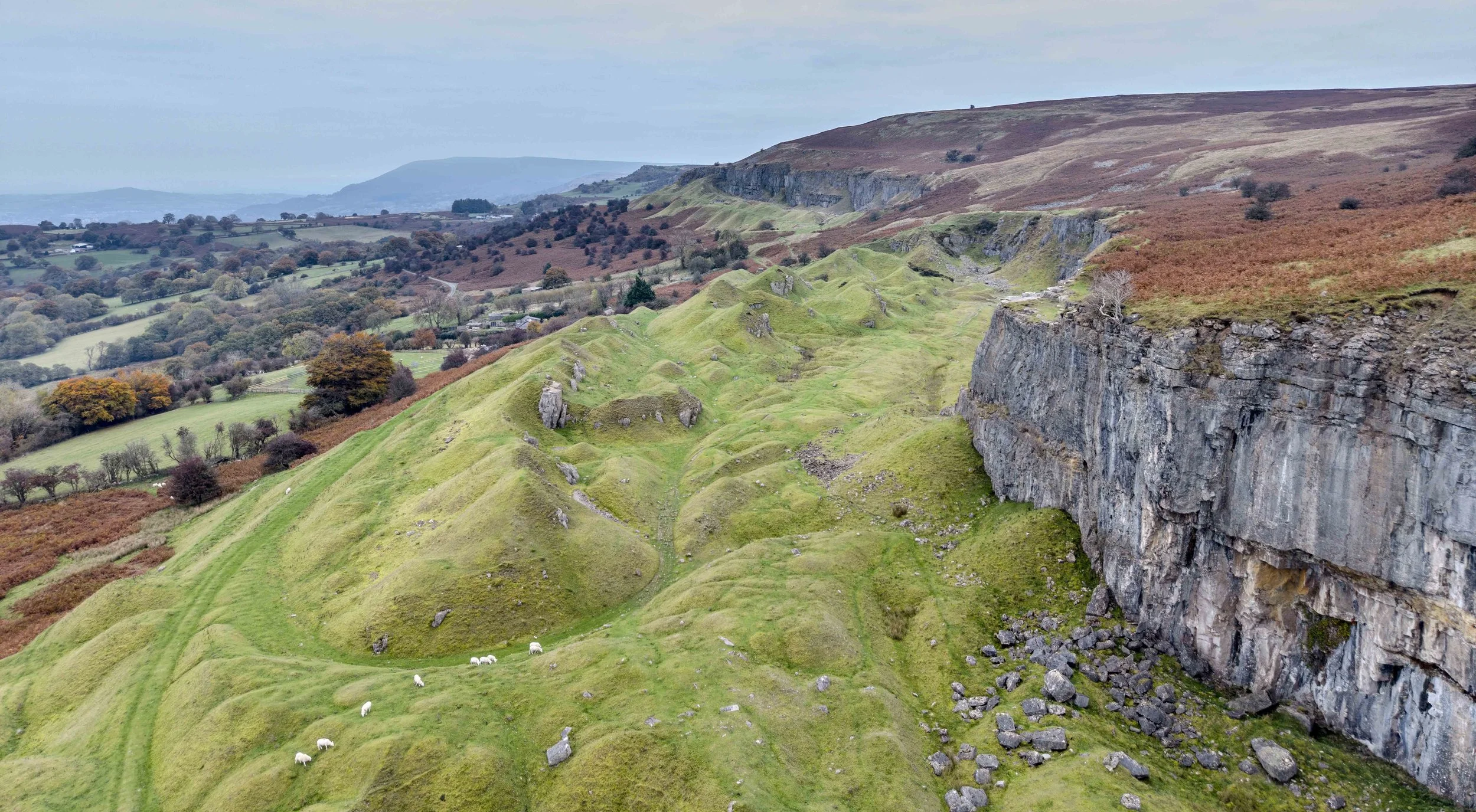 Llangattock escarpment