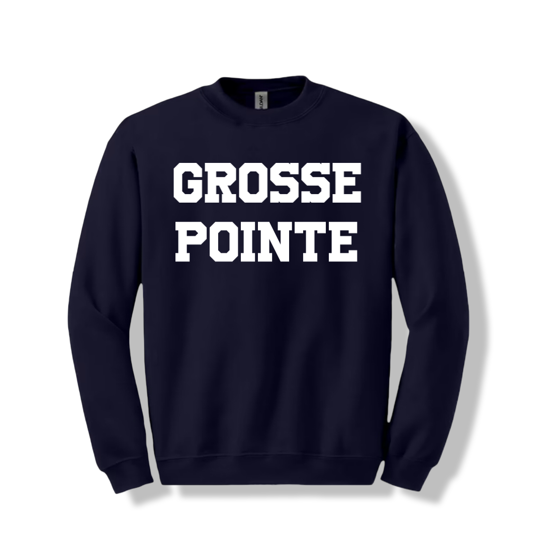 THE OG NAVY BLUE GROSSE POINTE CREW