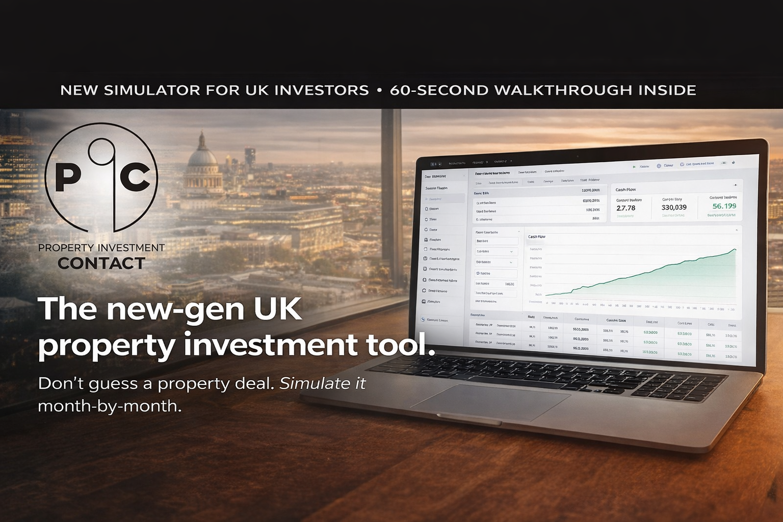 UK Property Investment Simulator: Model Cash Flow, Growth &amp; Risk Before You Invest (2026)