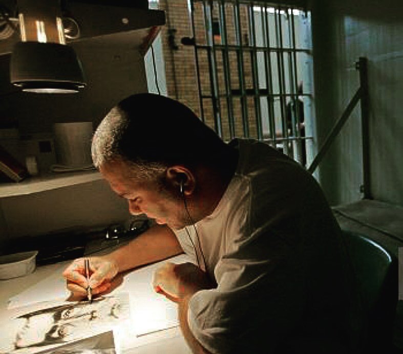 It&rsquo;s his Stillwater Prison cell, but when he puts in the earphones, turns up the music, and starts to draw, it&rsquo;s his art studio, and he&rsquo;s far far away from the brutal murder scene, and the bloody memories.
mischkeroadshow.com | Show