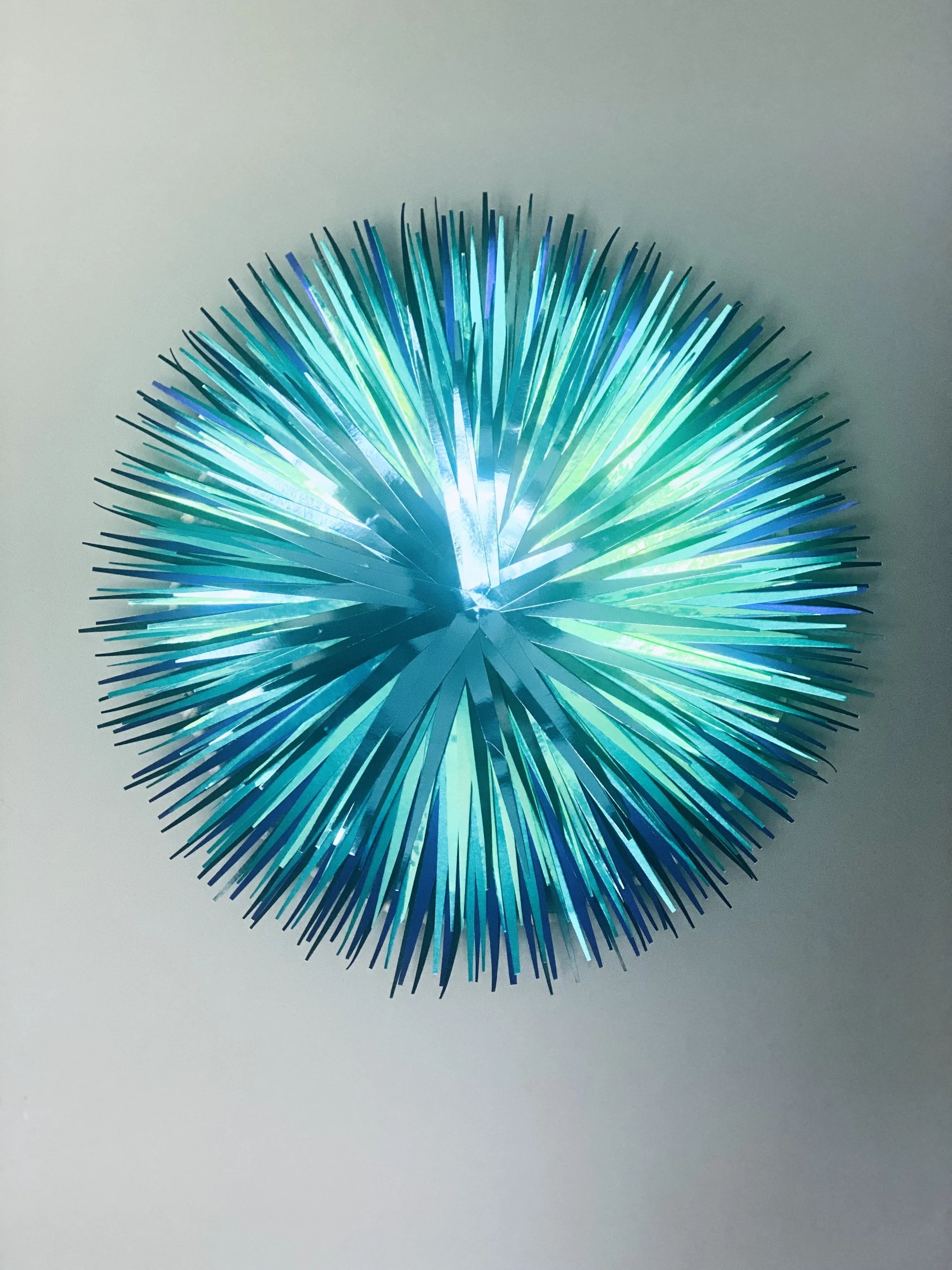 In the Round 4 | 20" Diameter | Mixed Media