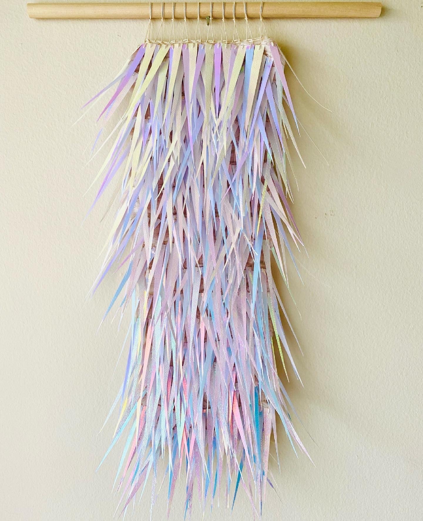 Luster | 21"x6" | Foil Paper, Yarn, Thread | 2021