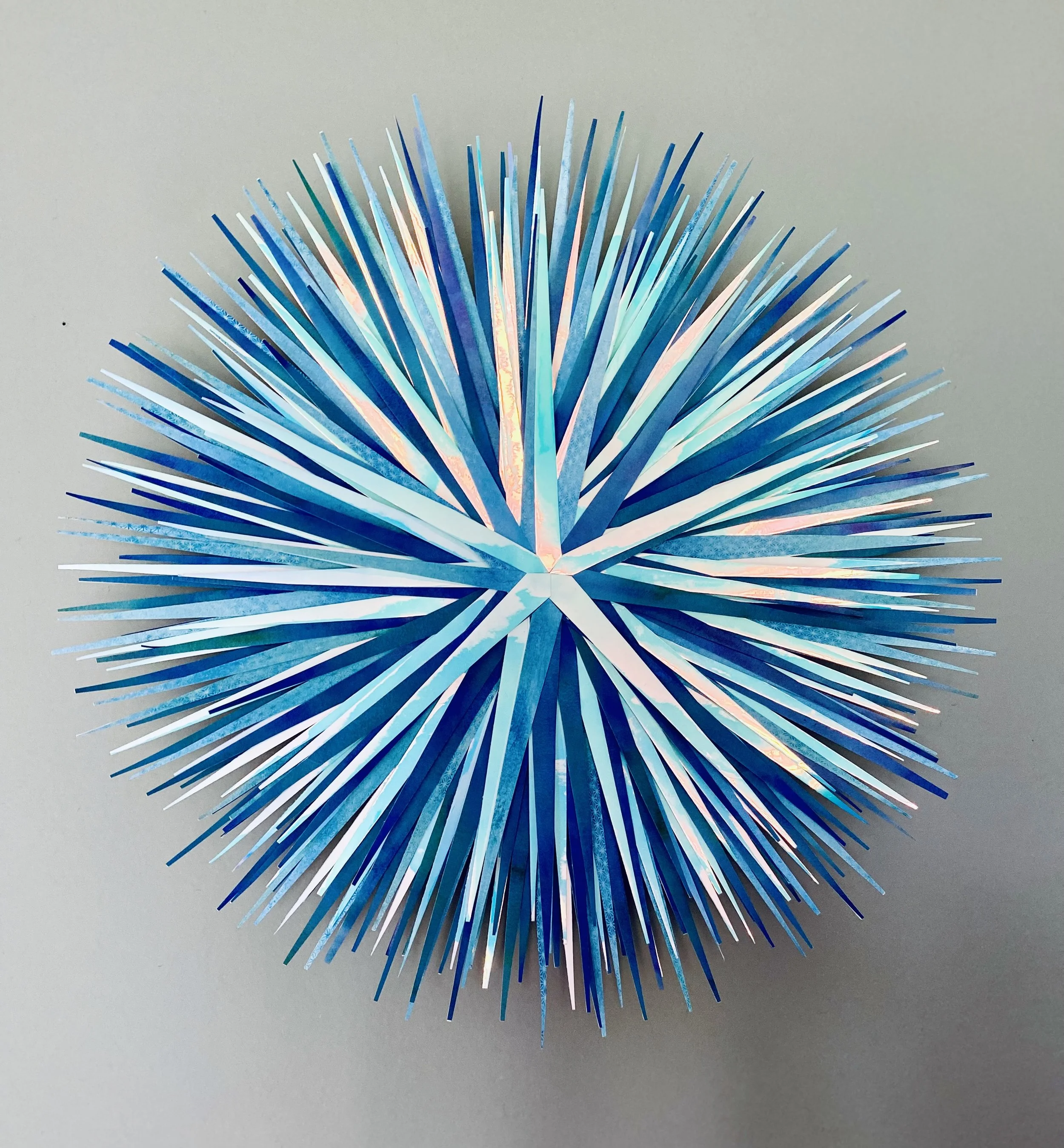 In the Round 3 | 14" Diameter | Mixed Media