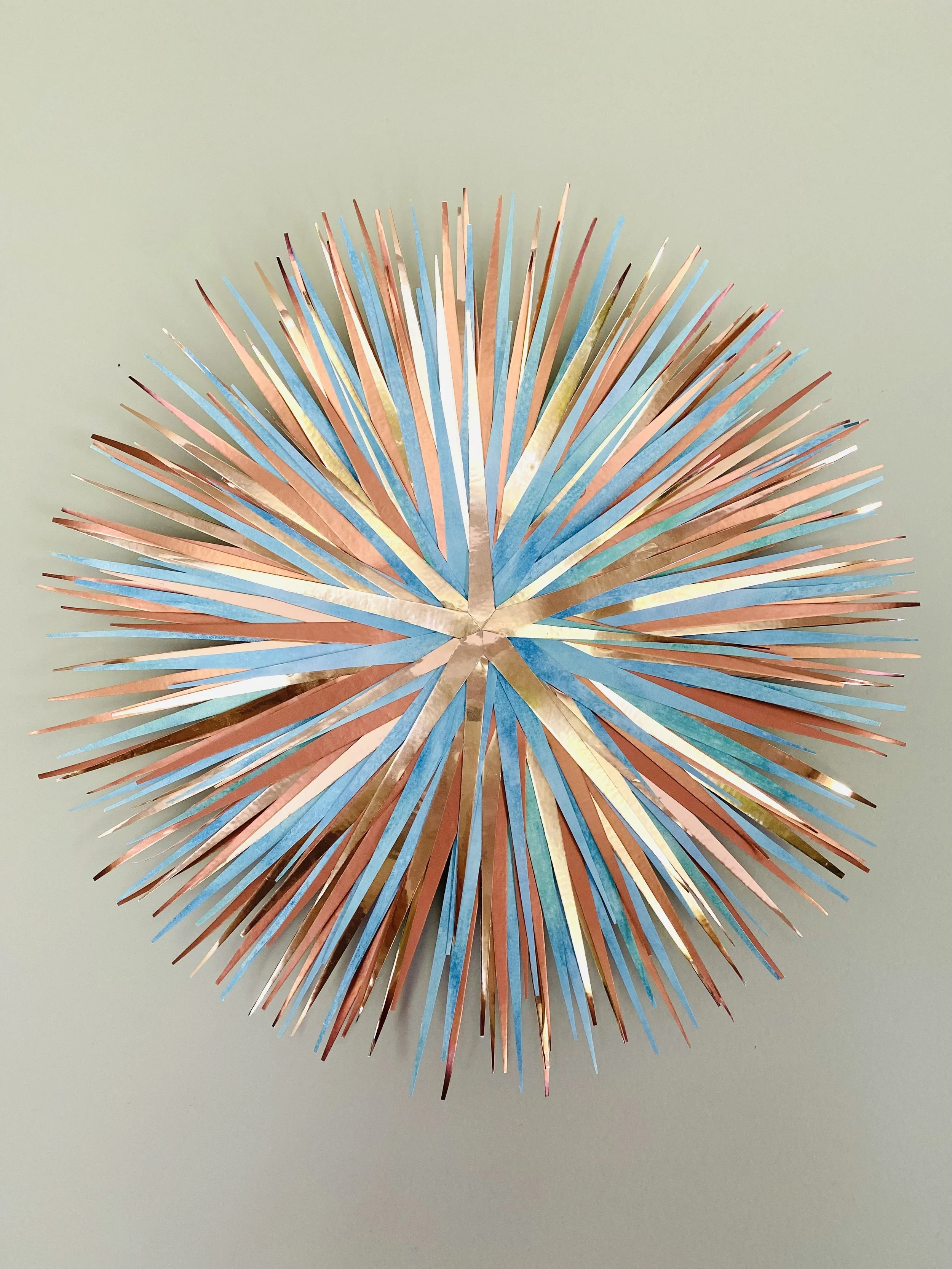 In the Round 2 | 16" Diameter | Mixed Media
