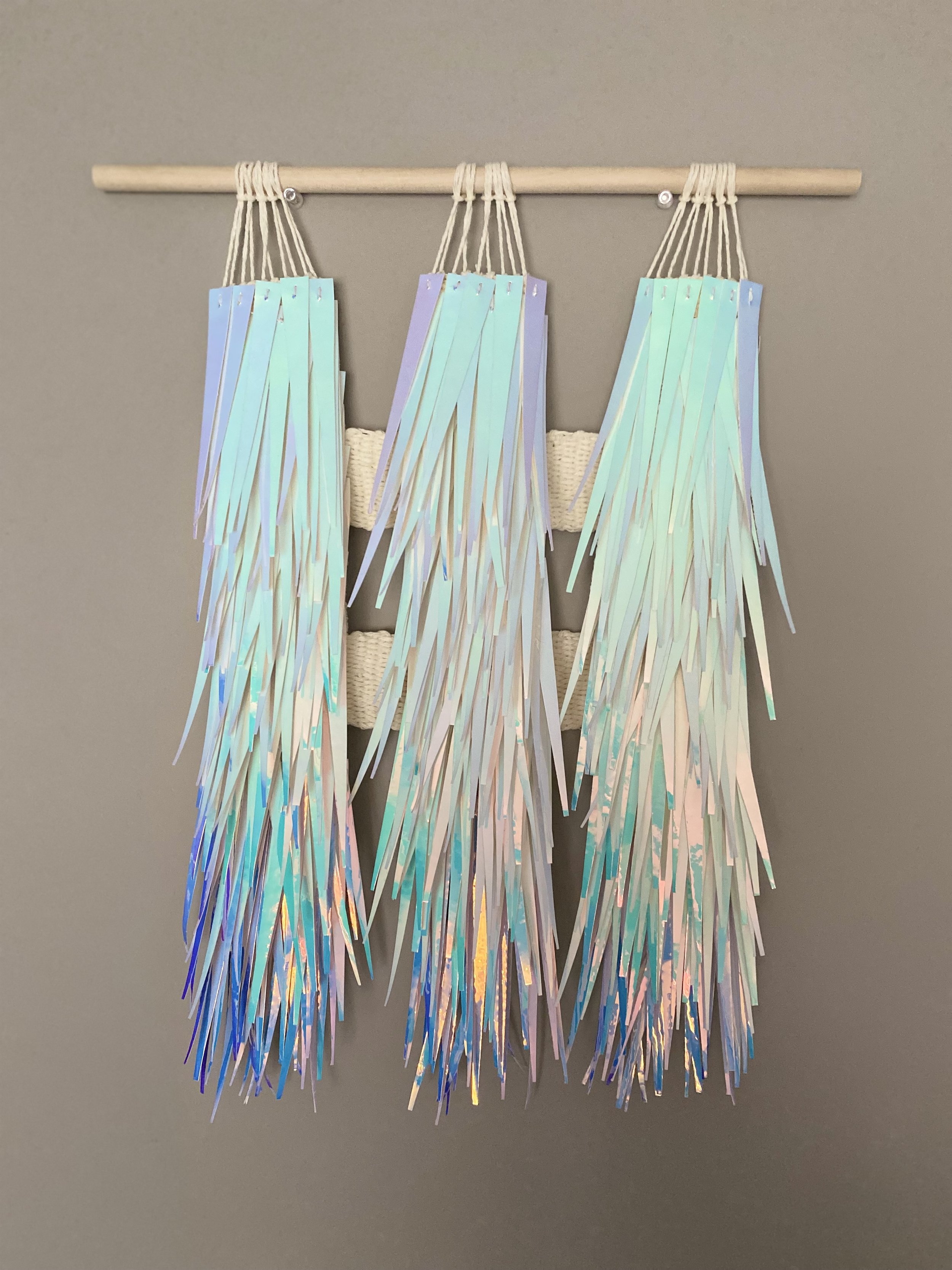 Lattice | yarn, thread, vinyl, paper | 2025