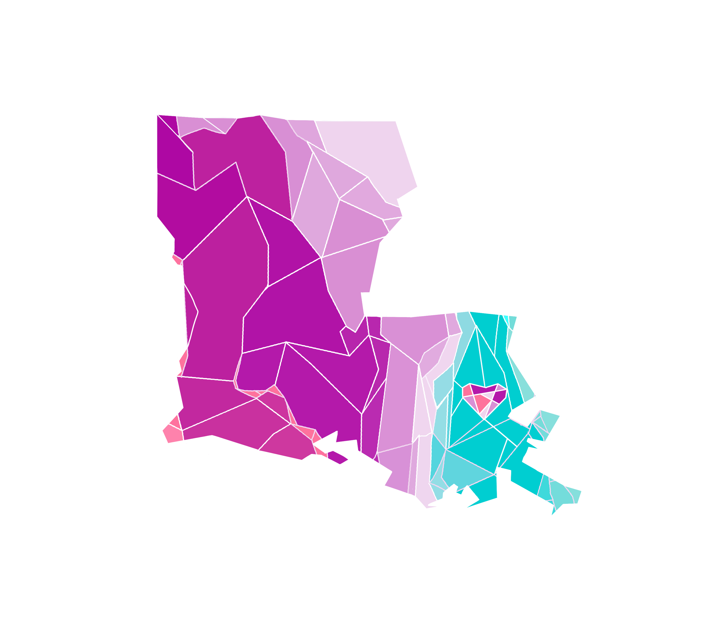 geometric state outline 2020
