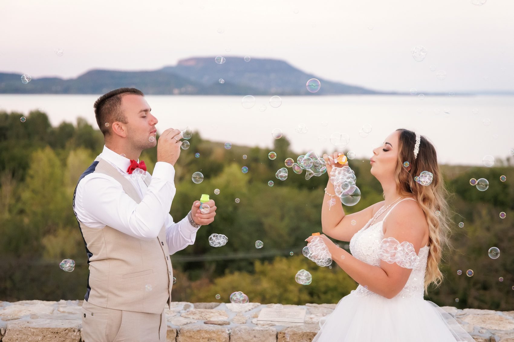 Kreatív fotók a Balaton partján