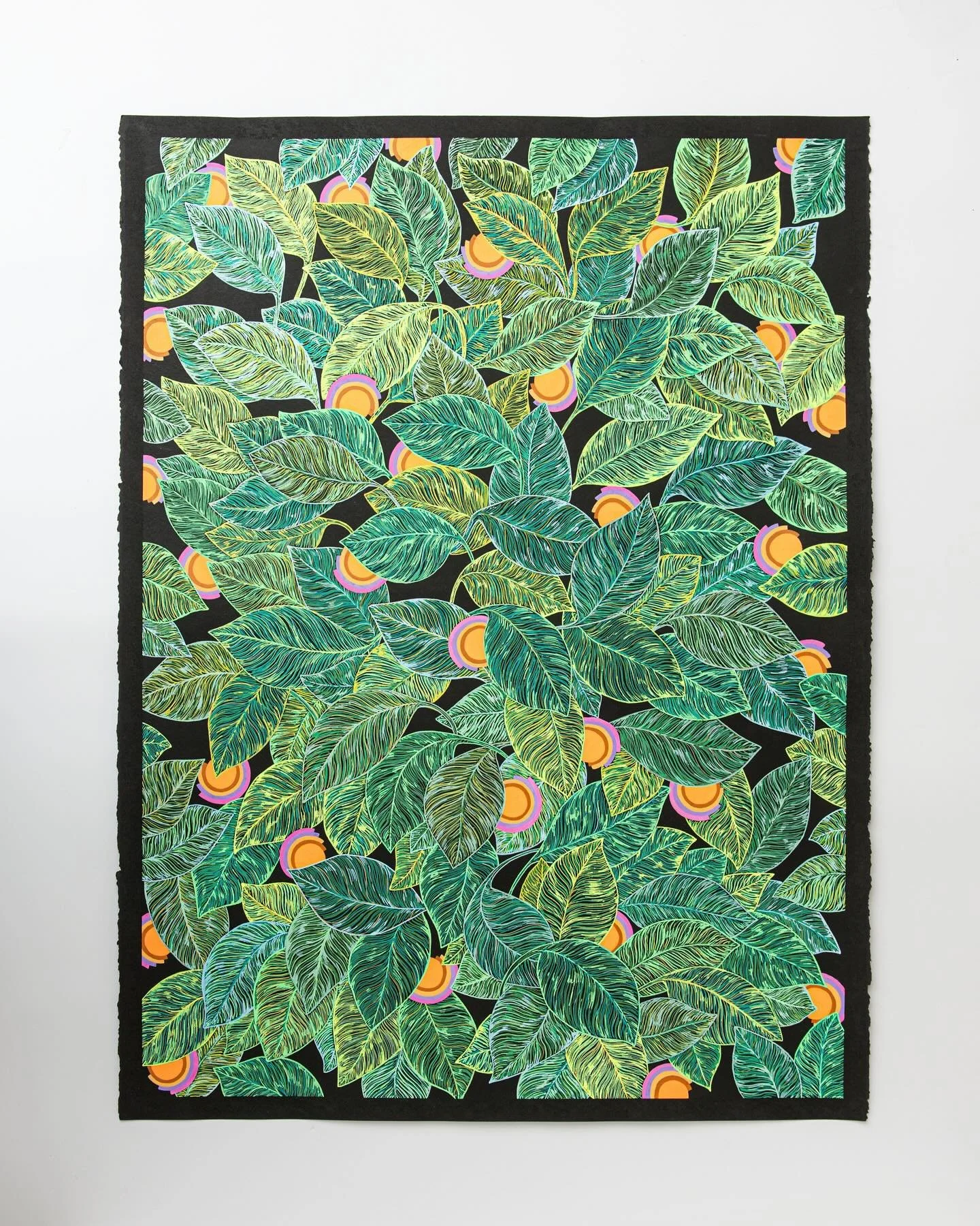 Here are a couple more of my pieces in the ROOTED group exhibition currently @mixd.gallery 
Contact the gallery if you&rsquo;re interested!

Harvest (2024)
Acrylic on Paper
22&rdquo;x30&rdquo;

Fiddle-Leaf (2022)
Acrylic on Canvas
49.5&rdquo;x49.5&rd