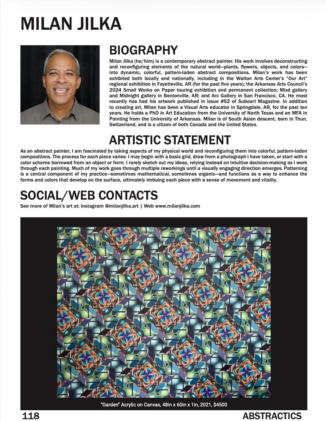 Excited to have a couple of my paintings in issue 001 of Abstractics - The Journal of Abstract &amp; Non-Representational Art!

#abstractart #nonrepresentationalart #garden #concord #milanjilkaart