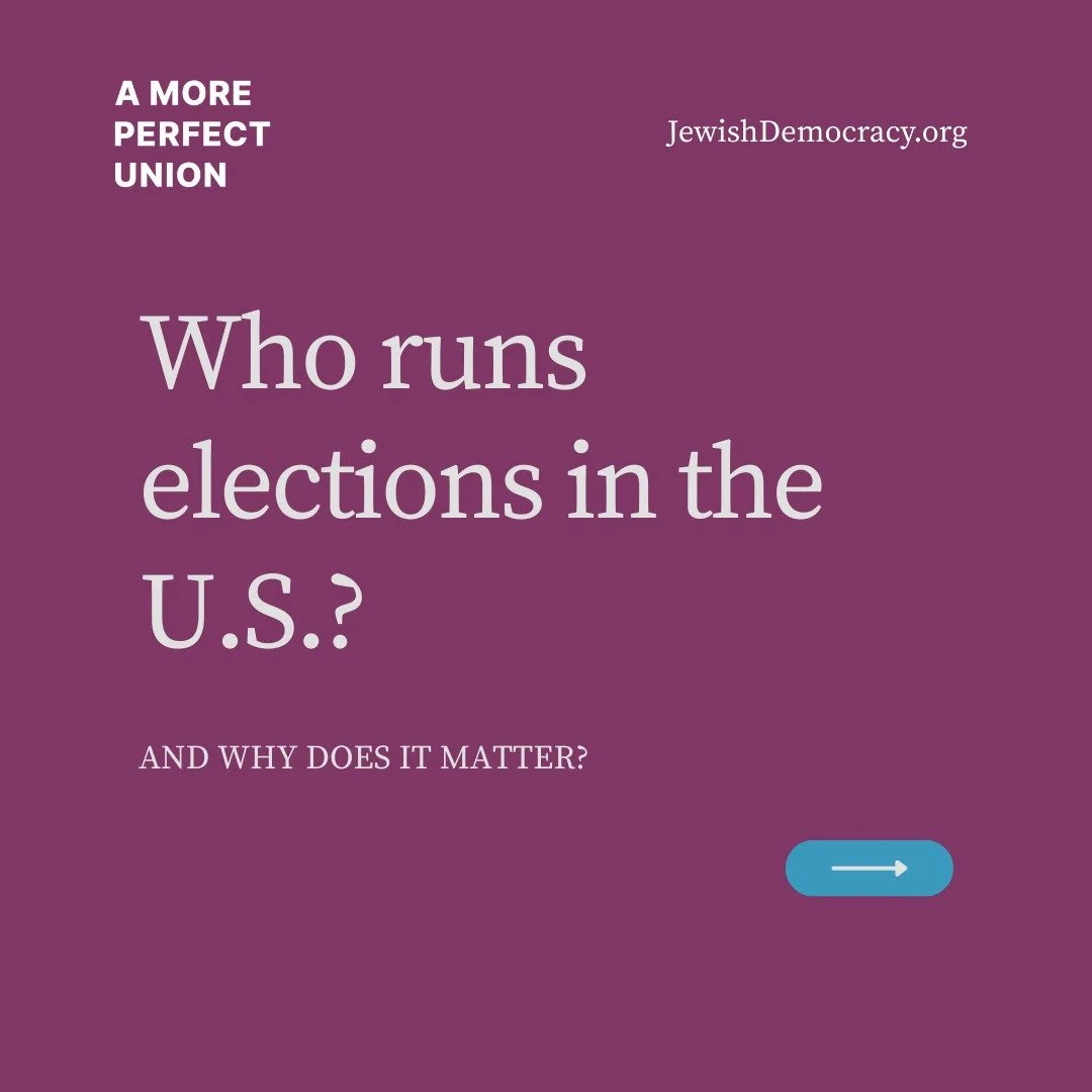 States do -- from voter registration to ballot design to certification of results. 

This decentralized system is intentional. It spreads power across institutions and helps protect election integrity.

Understanding the structure of our democracy he